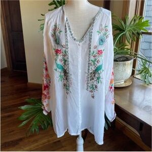 John Was heavily embroidered tunic XS